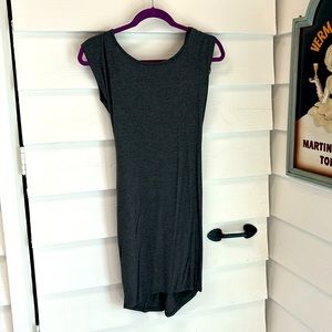 Forever 21 small cotton stretchy dress in gray